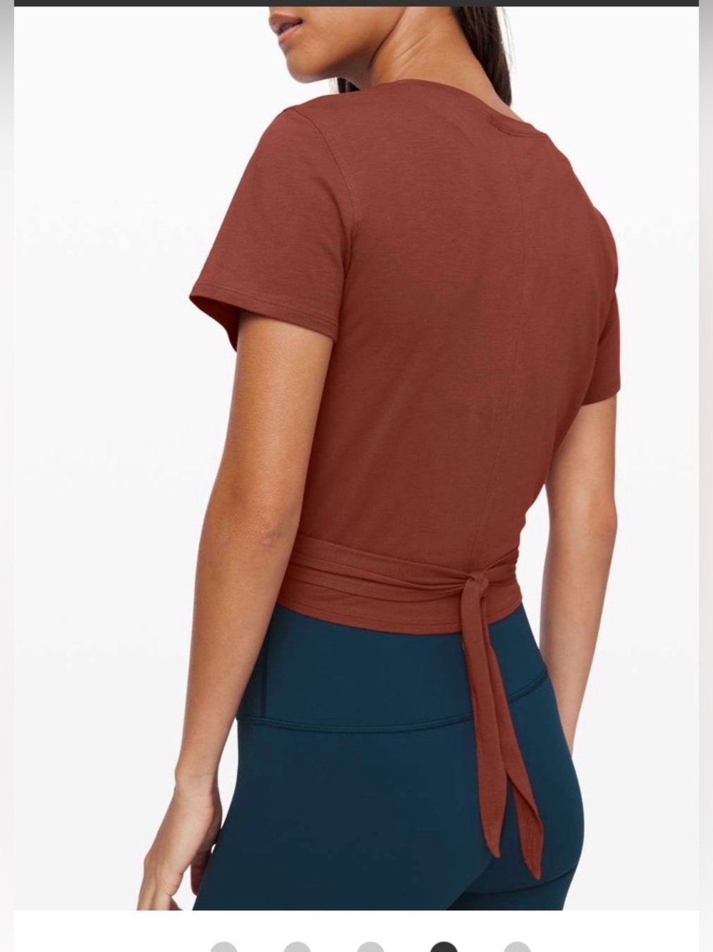 Lululemon Time To Restore Short Sleeve Top Pima Cotton , size 6